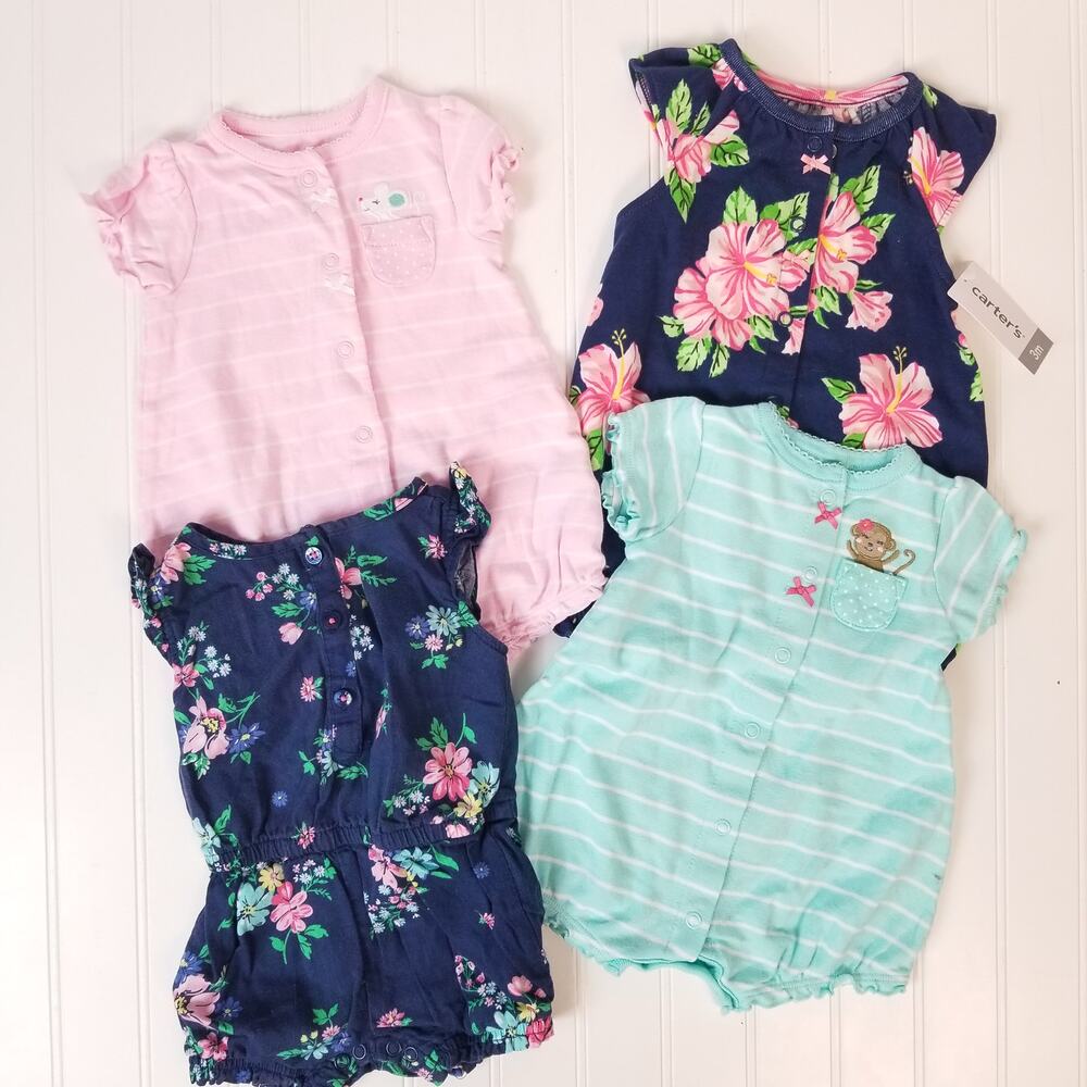 Carters Romper Bundle 3M